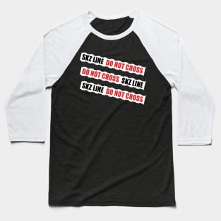 Kpop Stray Kids SKZ Line Do Not Cross Baseball T-Shirt